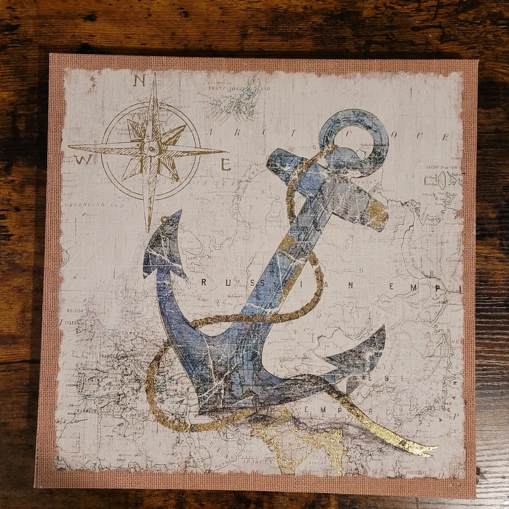 Hanging Canvas Wall Art (Anchor)